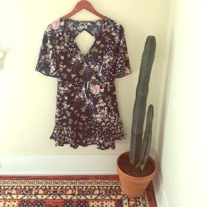 Navy/floral Band of Gypsies Dress